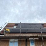 Solar panle scaffolding for bird protection